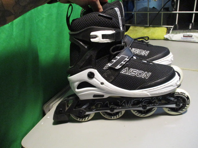 Load image into Gallery viewer, Used Papaison Adjustable 5-7.5 Light UP Roller Blades
