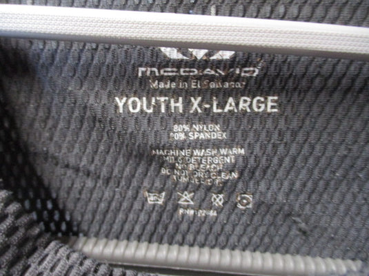 Used McDavid Hex Sternum Padded Compression Shirt Youth Size XL