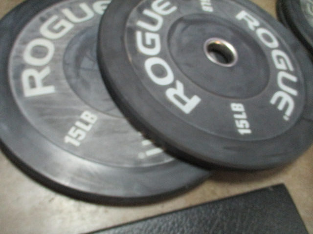 Load image into Gallery viewer, Used Rogue 15LB Olympic Weight Plate - SET
