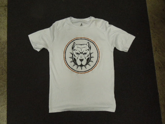 Used BSN Sports Made Baseball Practice Shirt in White Size YXL