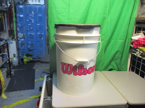 Used Wilson Ball Bucket W/ Padded Lid