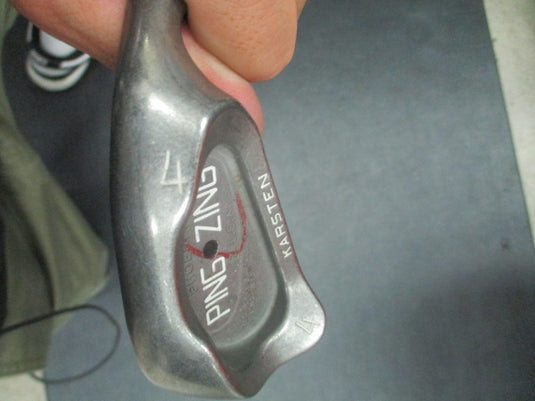 Used Ping Zing Karsten Black Dot 4 Iron - RH