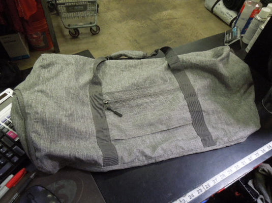 Used Grey Packable Duffle Bag in Heather Grey
