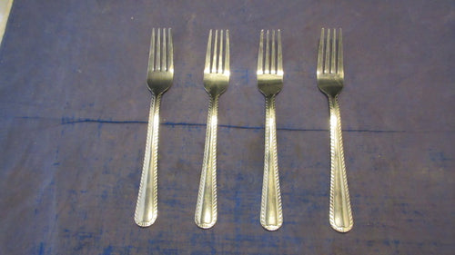 Used Stainless Steel Forks - Set of 4