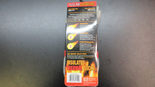 Polar Extreme Thermal Insulated Socks - Size Mens 6-12