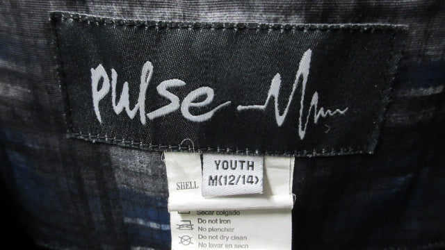 Load image into Gallery viewer, Used Pulse Plaid Snow Jacket Youth Size Medium ( 12/14) - no front zipper
