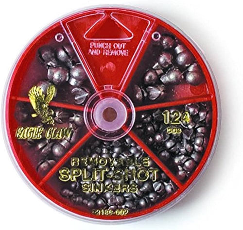 New Eagle Claw Removable Split-Shot Assortment