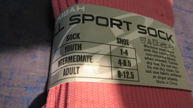 Load image into Gallery viewer, Boombah All Sport Pink Socks Size Youth - Like New
