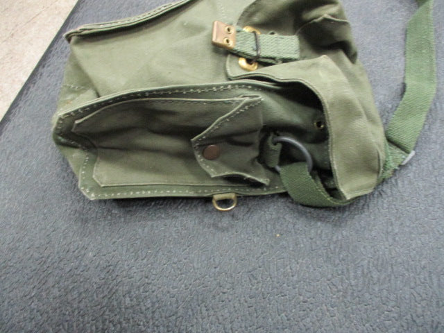 Load image into Gallery viewer, Used VTG Belgian Army Gas Mask Bag w/strap
