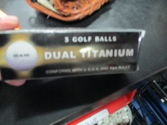 Ram Dual Titanium Golf Balls 3 pack