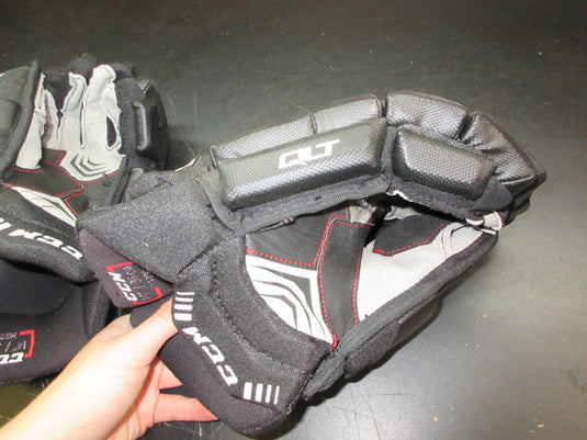 Used CCM QLT 290 Hockey Gloves - 14"