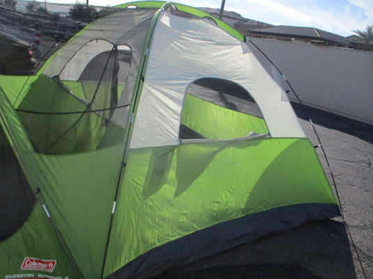 Used Coleman Evanston Screened 8 Person Camping Tent