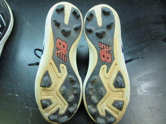 Used New Balance Baseball Cleats size 4 Navy
