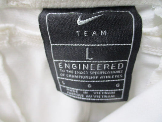 Used Nike White Knicker Bottom Pants Adult Size Large