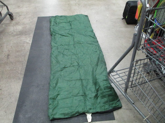 Used Green Large Camping Sleeping Bag