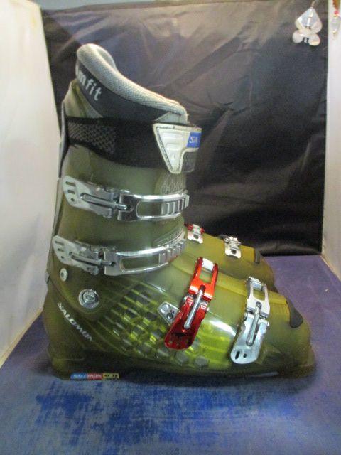 Load image into Gallery viewer, Used Salomon Course Fex 95 Carbonlink Ski Boots Size 29.5
