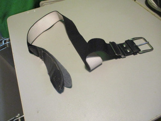 Used Louisville Slugger Black Youth Baseball Belt Has Wear