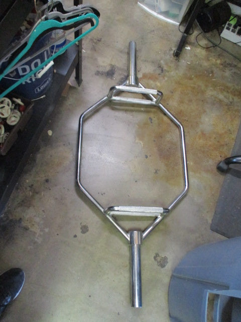 Load image into Gallery viewer, Used Chrome 45lb HEX BAR
