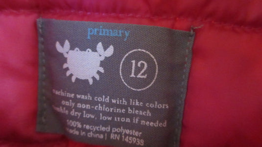 Used Primary Winter Vest - Size Youth 12