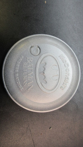 Used McDonalds Batman Returns 1992 Cup Lid/ Mini Disc