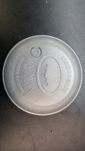 Used McDonalds Batman Returns 1992 Cup Lid/ Mini Disc