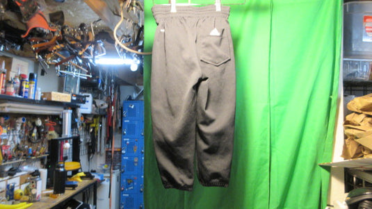 Used Adidas Pull-Up Baseball Pants Elastic Bottom - Youth Small