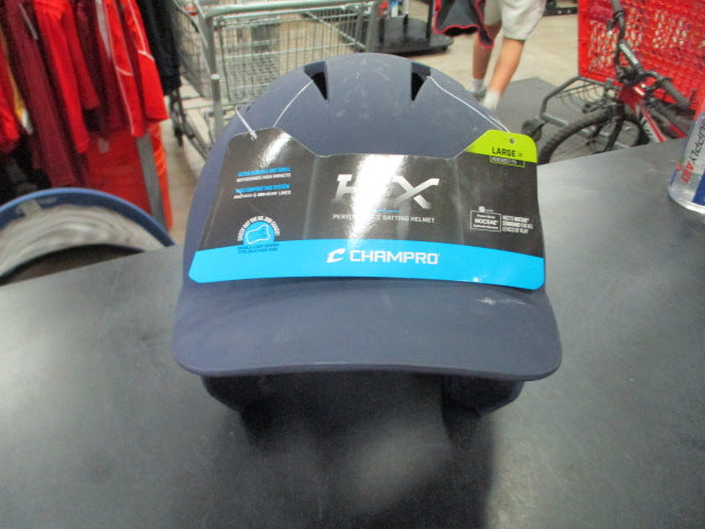 Load image into Gallery viewer, Used Champro HX Navy Batting Helmet Size Large 7 - 7 1/2
