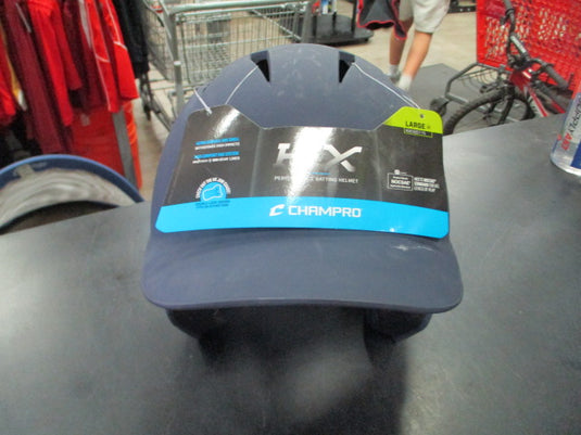 Used Champro HX Navy Batting Helmet Size Large 7 - 7 1/2