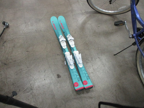 Used Elan Star Size 110CM Downhill Skis W/ Elan Bindings