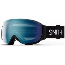 New Smith I/O Mag S Black/Chromapop Everyday Blue Mirror Ski Goggles - Small