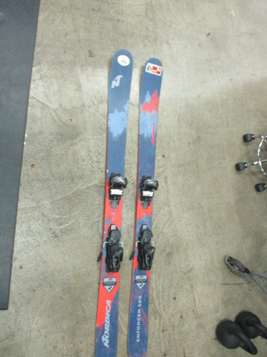 Used Nordica Enforcer 100 Powder 169cm Downhill Skis W/ AT Bindings