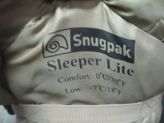 Used Sungpak Sleeper Lite 32 Deg Camping Sleeping Bag