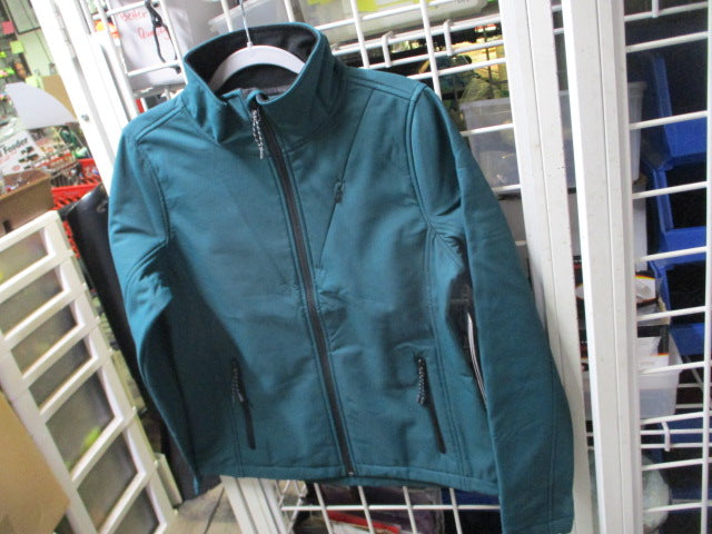 Load image into Gallery viewer, New Pulse Women's Soft Shell Jacket Deep Lagoon - Size Medium
