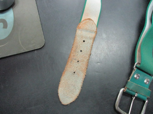 Used Adult Green Baseball Belt
