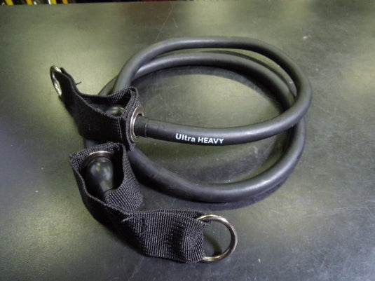Used Black "Ultra Heavy" Resistance Tube with O Ring End Points