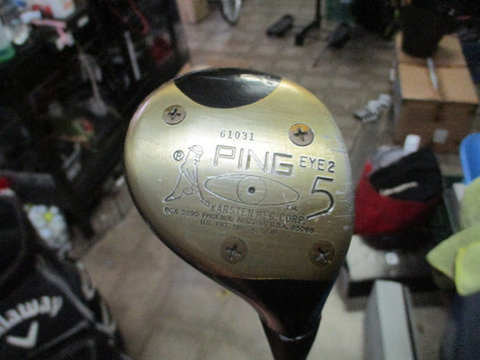Vintage Ping EYE 2 Wood RH Graphite Shaft 5 Wood