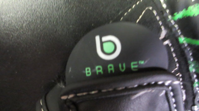 Load image into Gallery viewer, Used Brave Century MMA Gloves Youth Size L/XL - Black/Green
