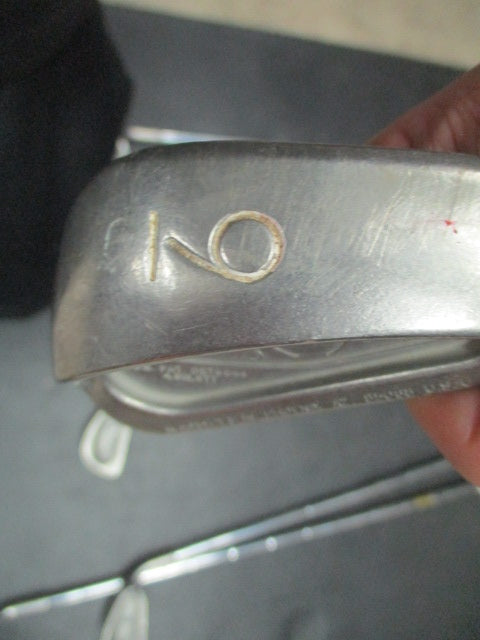 Used Ping Eye 2 Blue Dot Iron Set 3-9 , SW - RH - 8 Piece