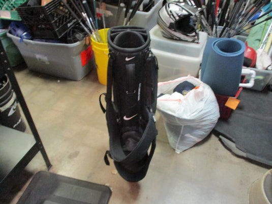 Used Nike Sport Lite  Bag Golf Bag Black Stand bag
