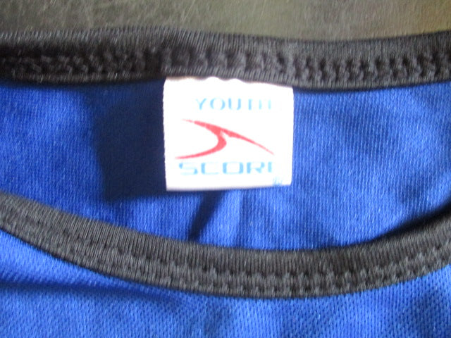 Load image into Gallery viewer, Used Score Size Youth Blue Practice Jersey
