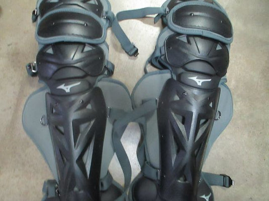 Mizuno Samurai Baseball Shin Guards Black 15.5" Adult