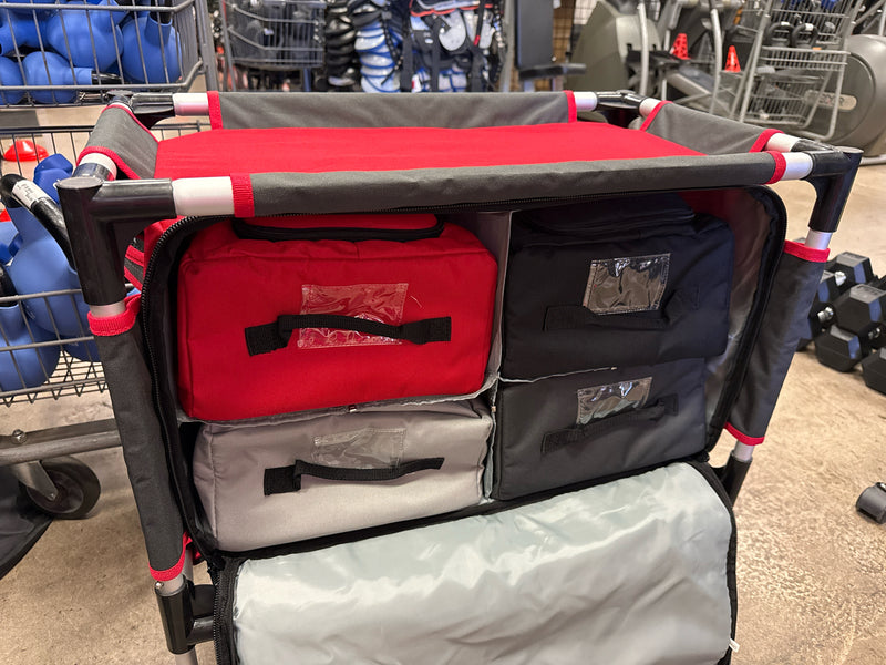 Load image into Gallery viewer, Like New Camp Chef Sherpa Camp Organizer Table Top Insulated Cooking Station
