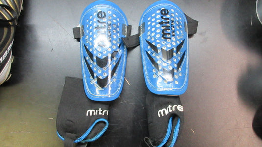 Used Mitre Aircell Soccer Shin Guards - Adult