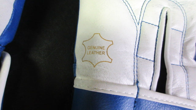 Load image into Gallery viewer, Used Title Boxing Gloves Velcro Strap 16 oz - Blue
