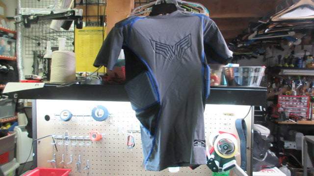 Load image into Gallery viewer, Used Alleson Athletic Padded Compression Shirt Size Large - Grey

