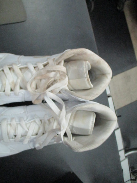 Load image into Gallery viewer, Used Nike Men&#39;s Jordan 1 Mid TD White/Grey Fog-White Mid FJ6805-101 Sz 14
