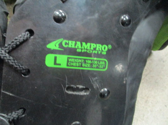 Used Champro Scorpion Football Shoulder Pads Size Youth Large