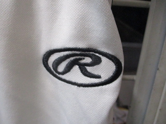 Load image into Gallery viewer, Used Rawlings White &amp; Black Piping Knicker Bottom Pants Adult Size Large - wear
