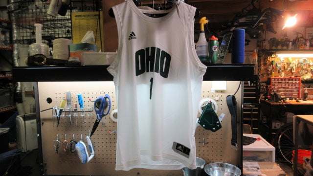 Load image into Gallery viewer, Adidas Ohio University Bobcats Basketball Jersey - Size Large
