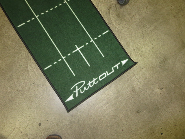 Load image into Gallery viewer, Like New PuttOut Medium Roll Up Putting Mat with Carry Bag
